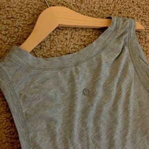 Lululemon relaxed grey tank